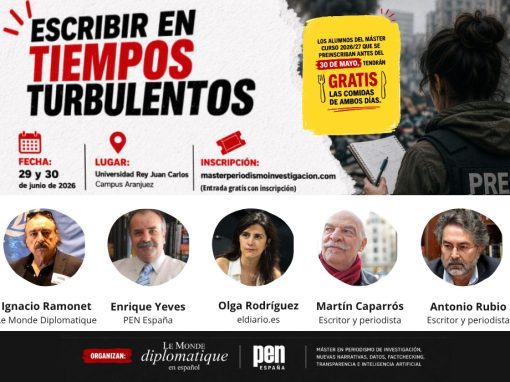 ✍️ Curso de verano: Escribir en tiempos turbulentos