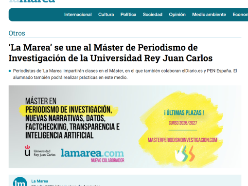‘La Marea’ se une al Máster ‘La Marea’ se une al Máster
